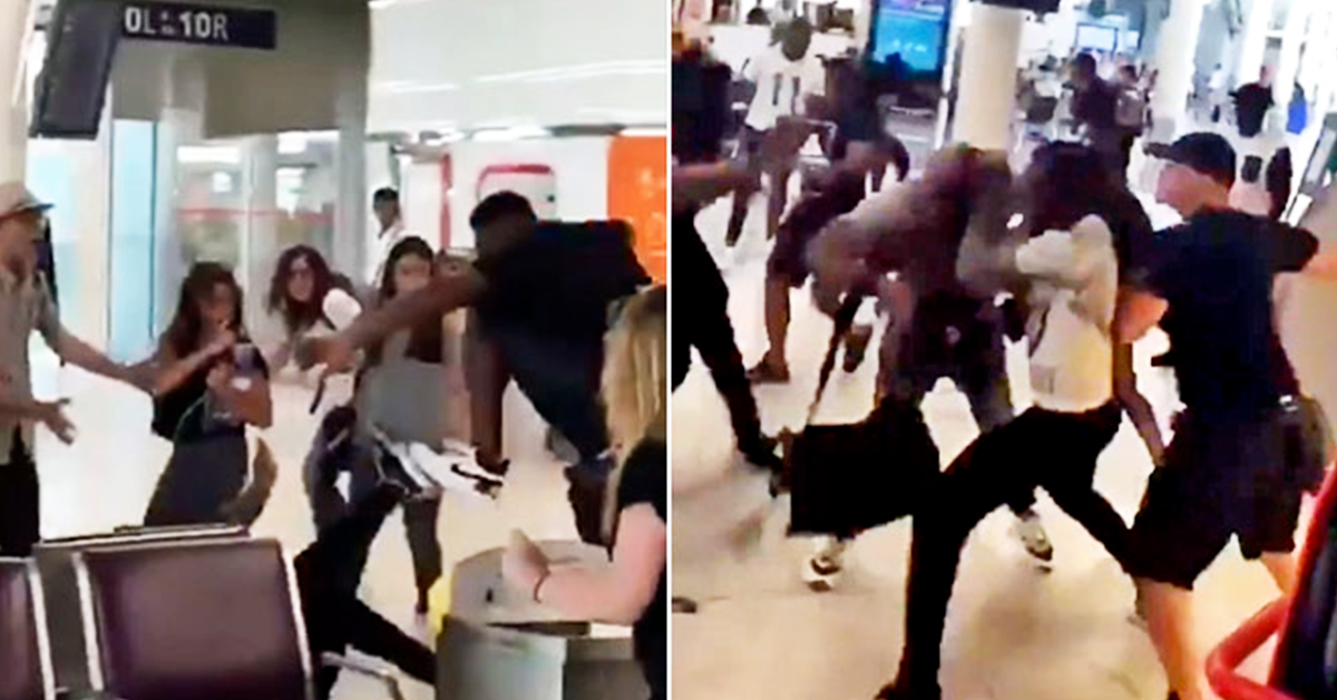 La vidéo de la violente bagarre entre Booba et Kaaris à laéroport dOrly fait le tour du web