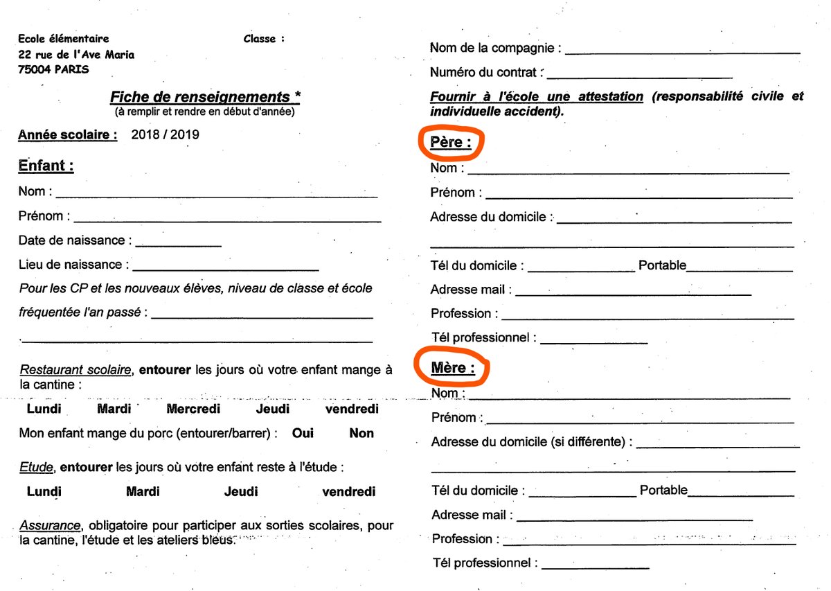 Fiche Familiale D état Civil Formulaire Ec3