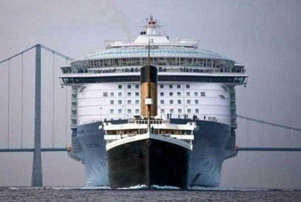 Titanic Comparé A Un Bateau De Croisiere