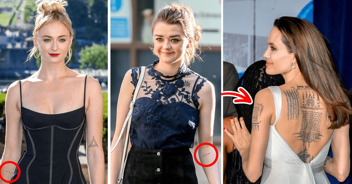 12 Célébrités Qui Montrent Leurs Tatouages Et Ce Quils Signifient 
