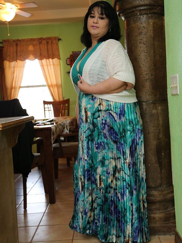 Mayra Rosales en 2015, après avoir perdu 380 kg