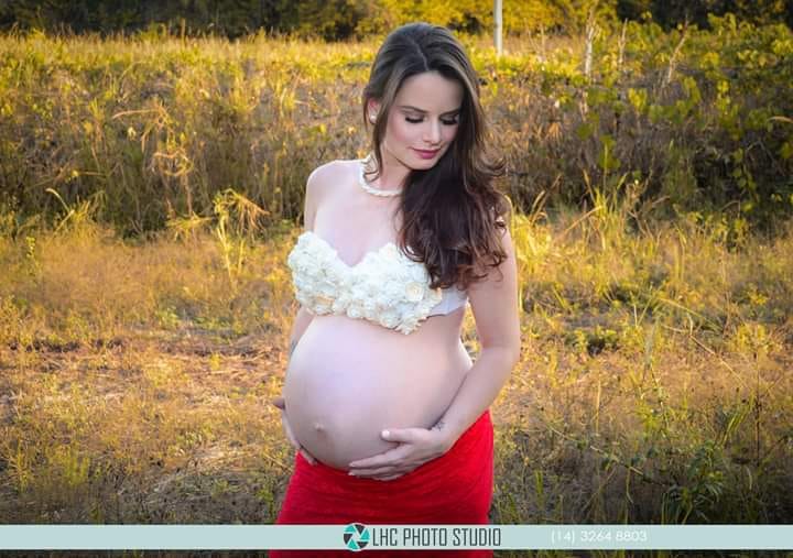 Larissa Blanco enceinte.