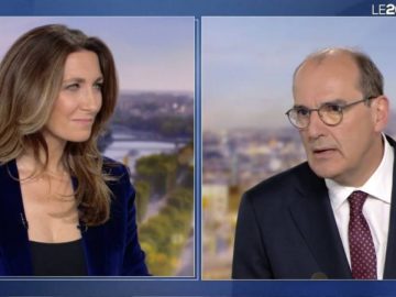 Jean Castex, invité du journal télévisé de TF1.