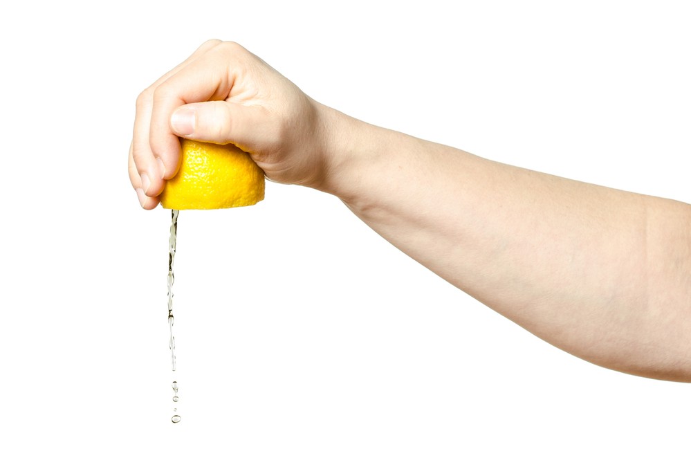 Un citron pressé.