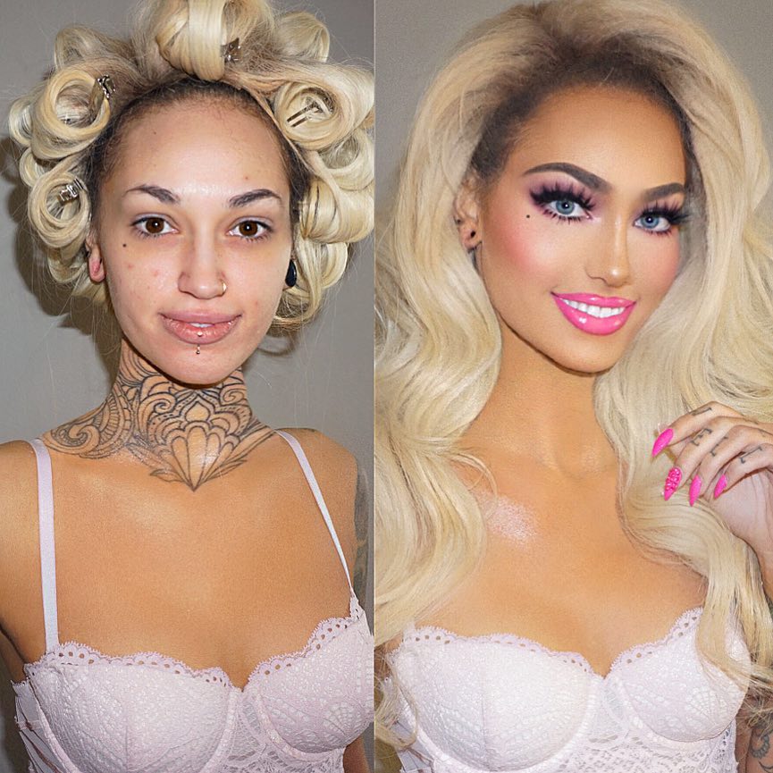maquillage transformation