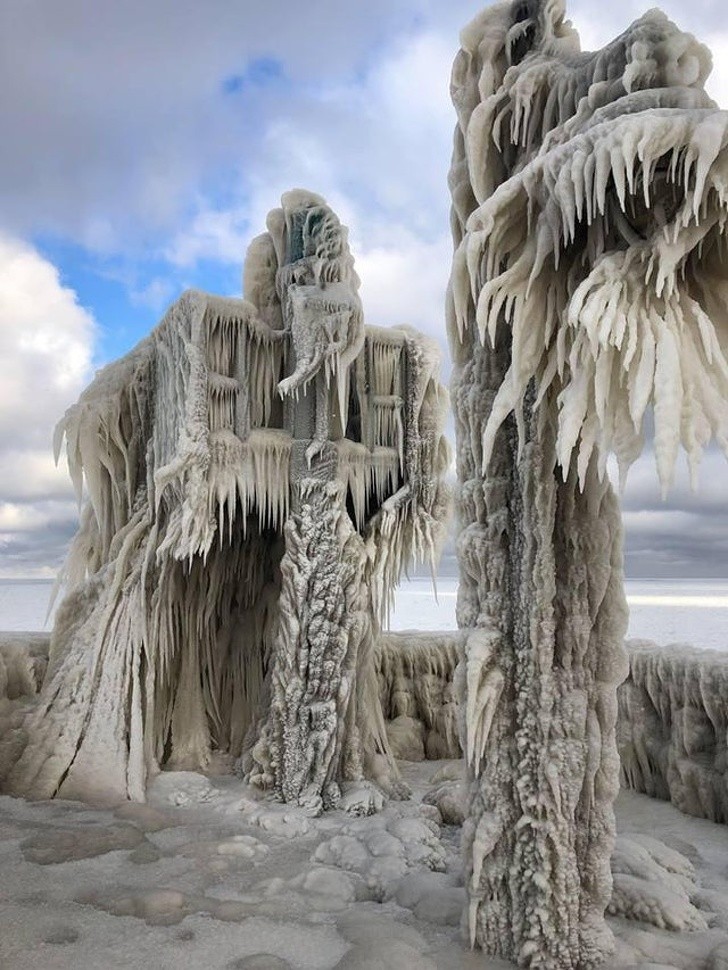 stalactites glace
