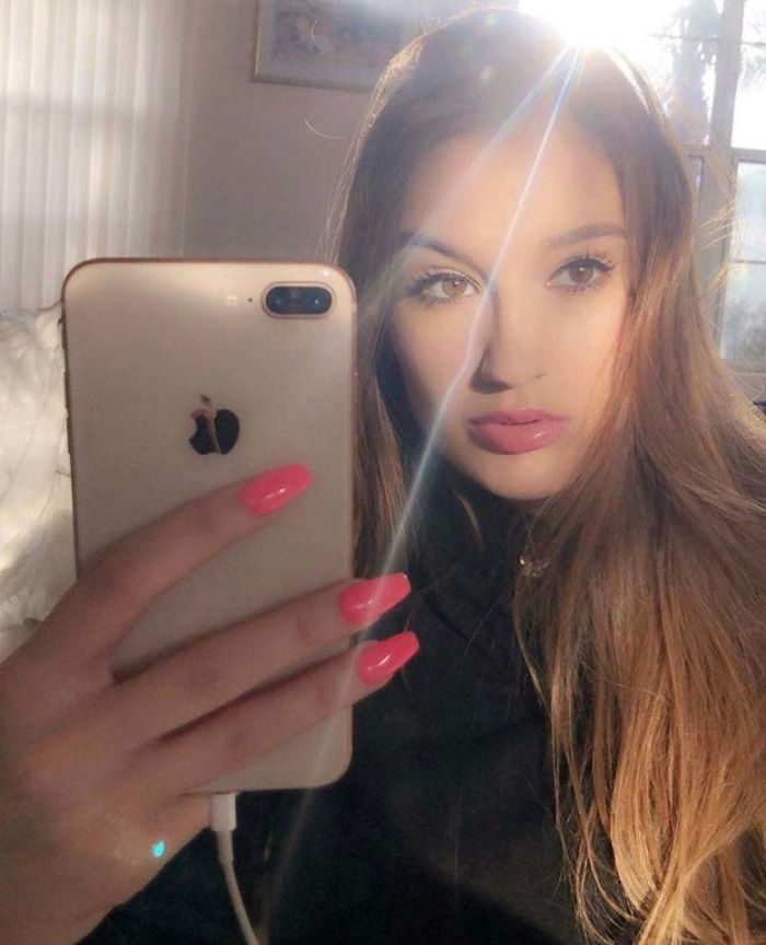 Une retouche photo Instagram ratée