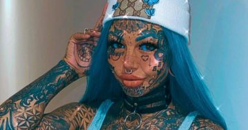 Amber Luke dévoile une photo d’elle adolescente sans tatouages ni chirurgie