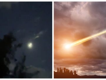 La météorite filmée le 29 juin 2020.