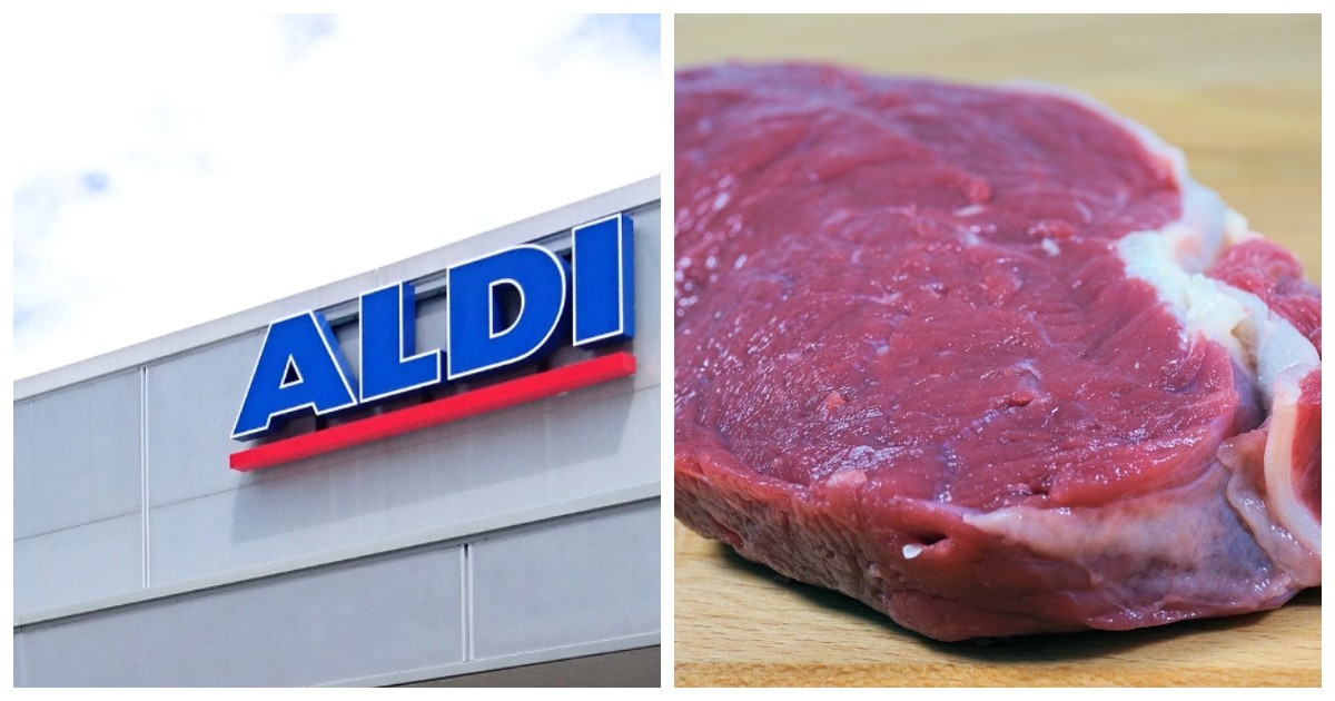 Un faux-cil dans un morceau de viande vendu par Aldi.