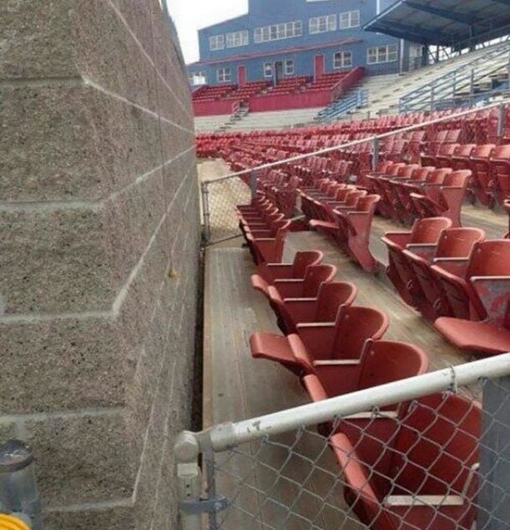 fail stade première rangée