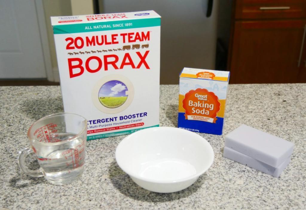 solution nettoyante bicarbonate soude borax