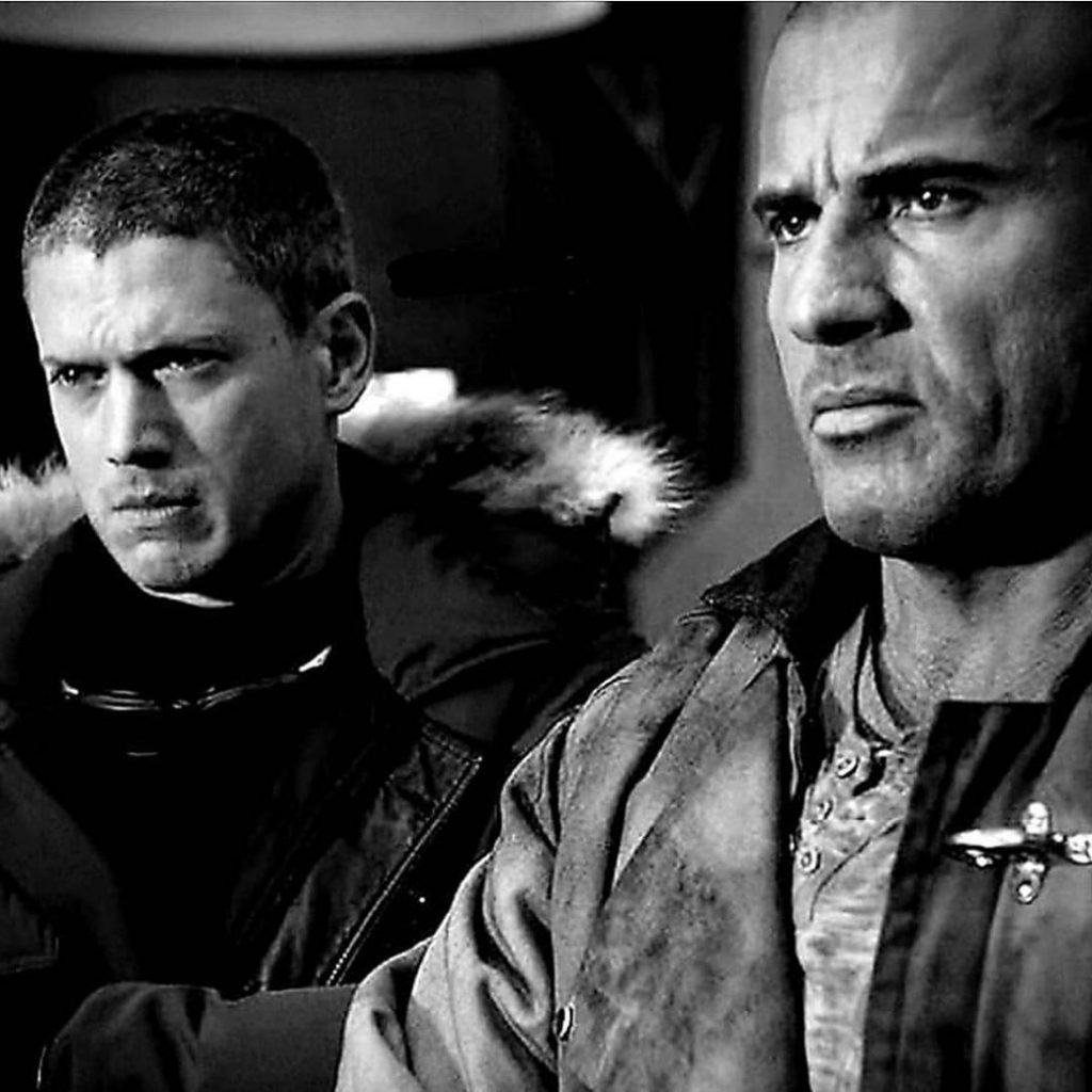 Dominic Purcell et Michael Scofield.