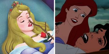 illustrations drôles princesses Disney vie moderne