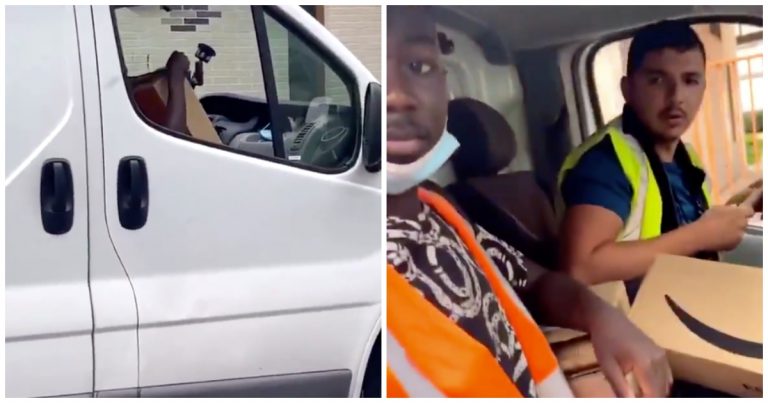 Elle Filme Deux Livreurs Amazon En Train De Voler Le Contenu Des Colis Et Les Denonce A La Police