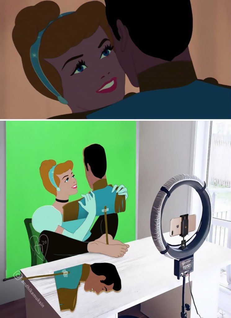 illustrations drôles making-of films Disney Andhika Muksin Cendrillon