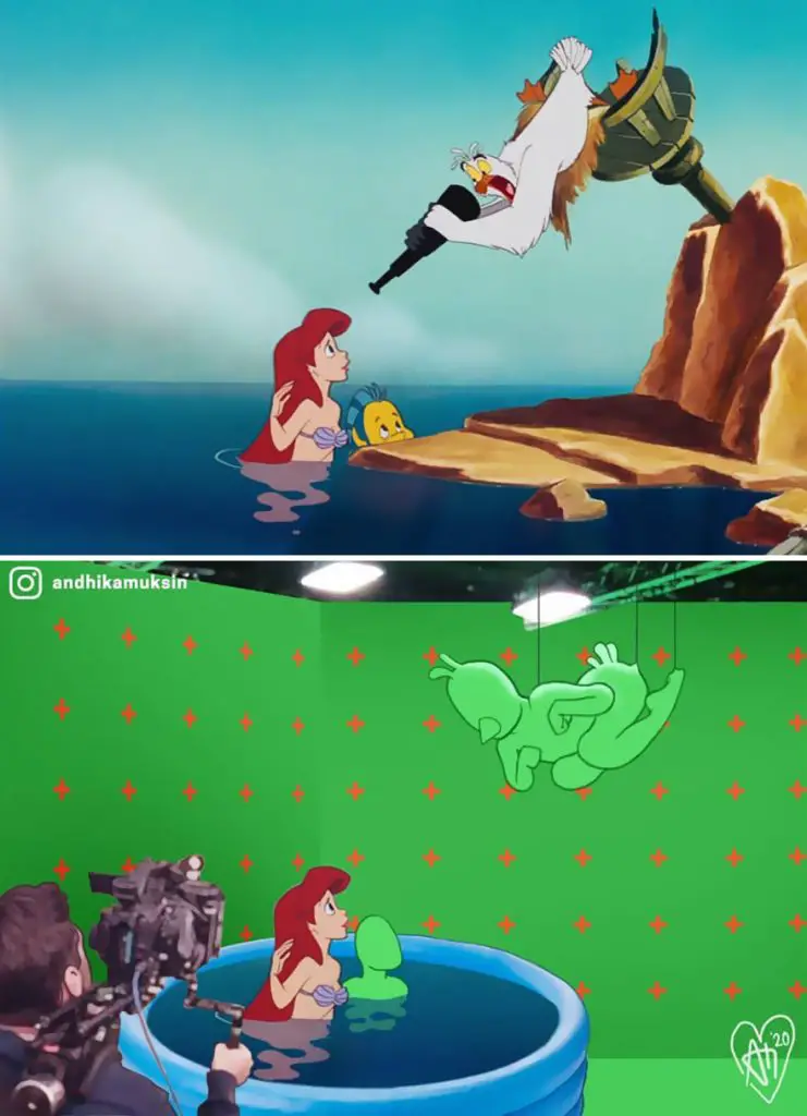 illustrations drôles making-of films Disney Andhika Muksin Ariel et ses amis
