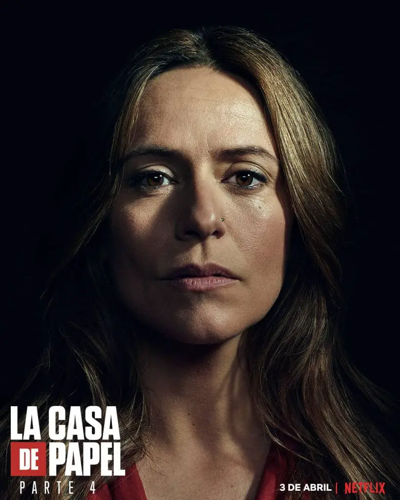 "Lisbonne", le personnage de Raquel Murillo interprété par Itziar Ituño  la casa de papel