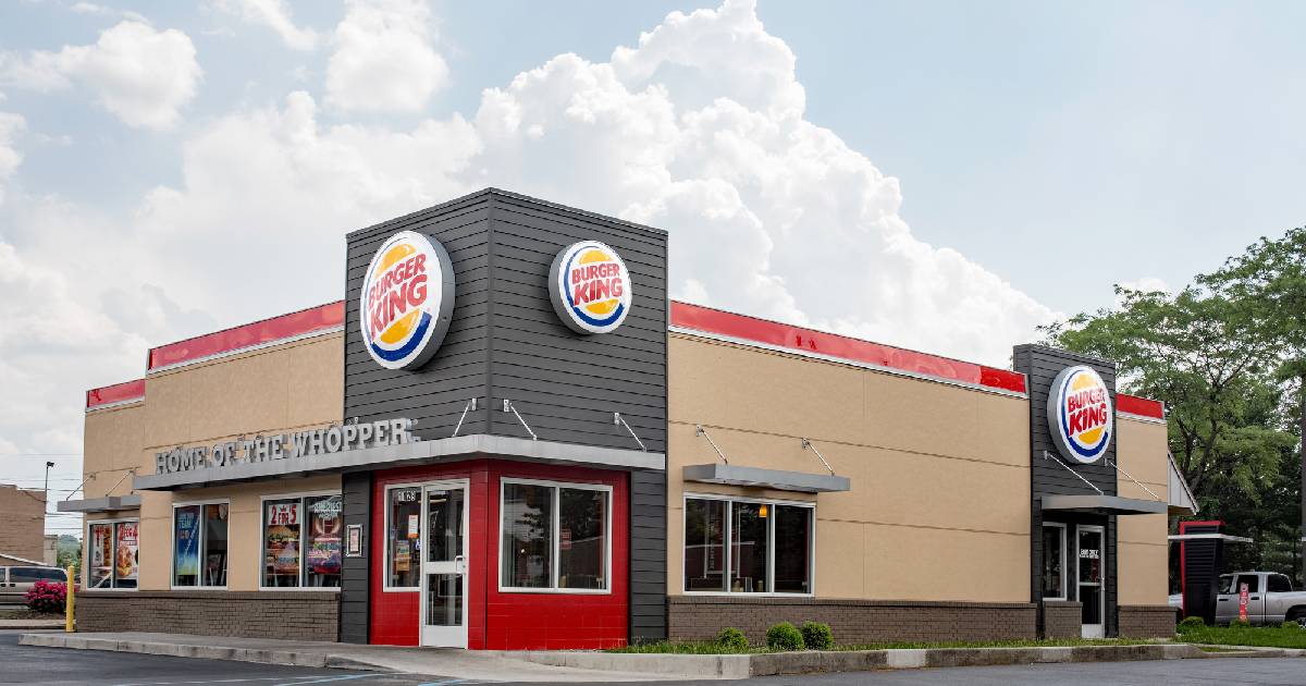 La façade d'un restaurant Burger King