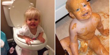 Des enfants qui font des bêtises.