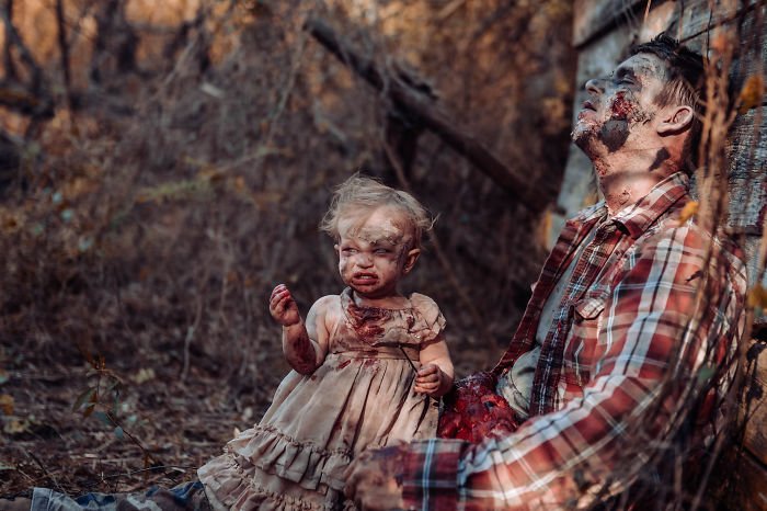 Séance photo de zombies ultra-réalistes