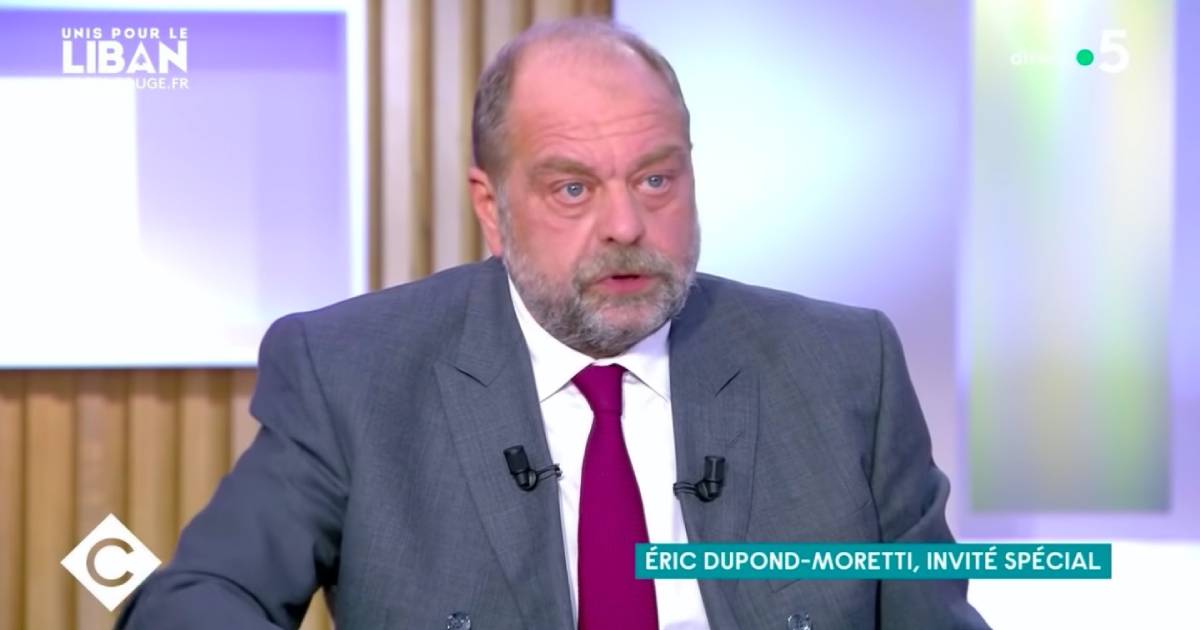 Éric Dupond-Moretti sur le plateau de C à vous (France 5)