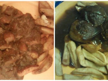 Un repas servi en prison.