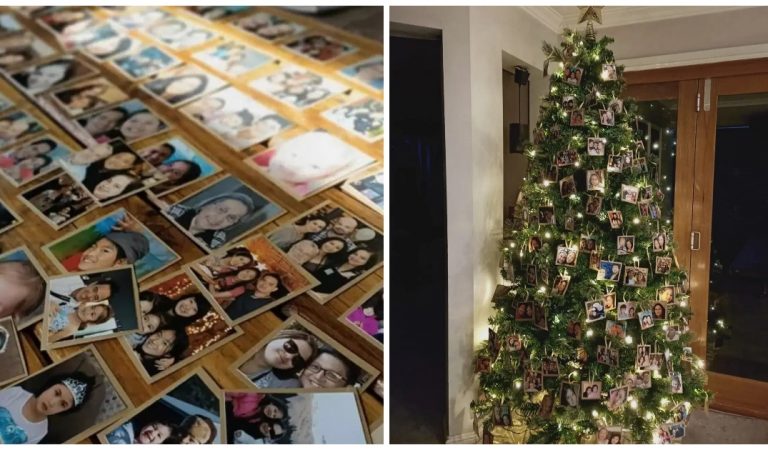 Une maman crée un sapin de Noël « spécial Covid » avec une décoration originale