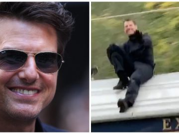 Tom Cruise sur le tournage de Mission Impossible 7