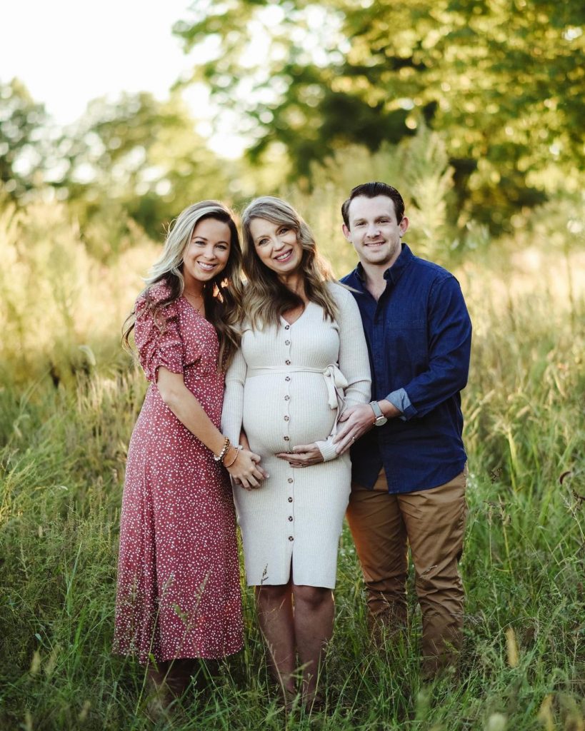 Breanna et sa maman Julie et Aaron Lockdown