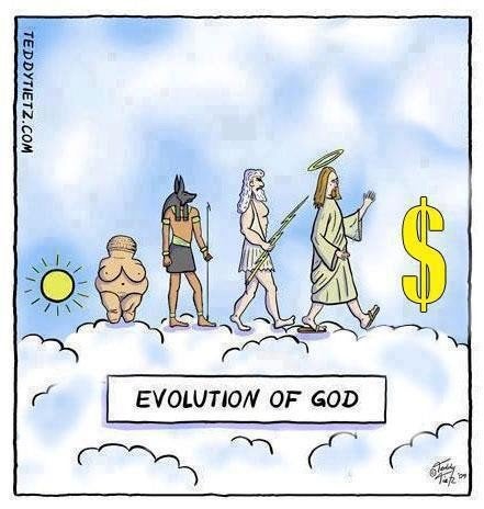 évolution des dieux