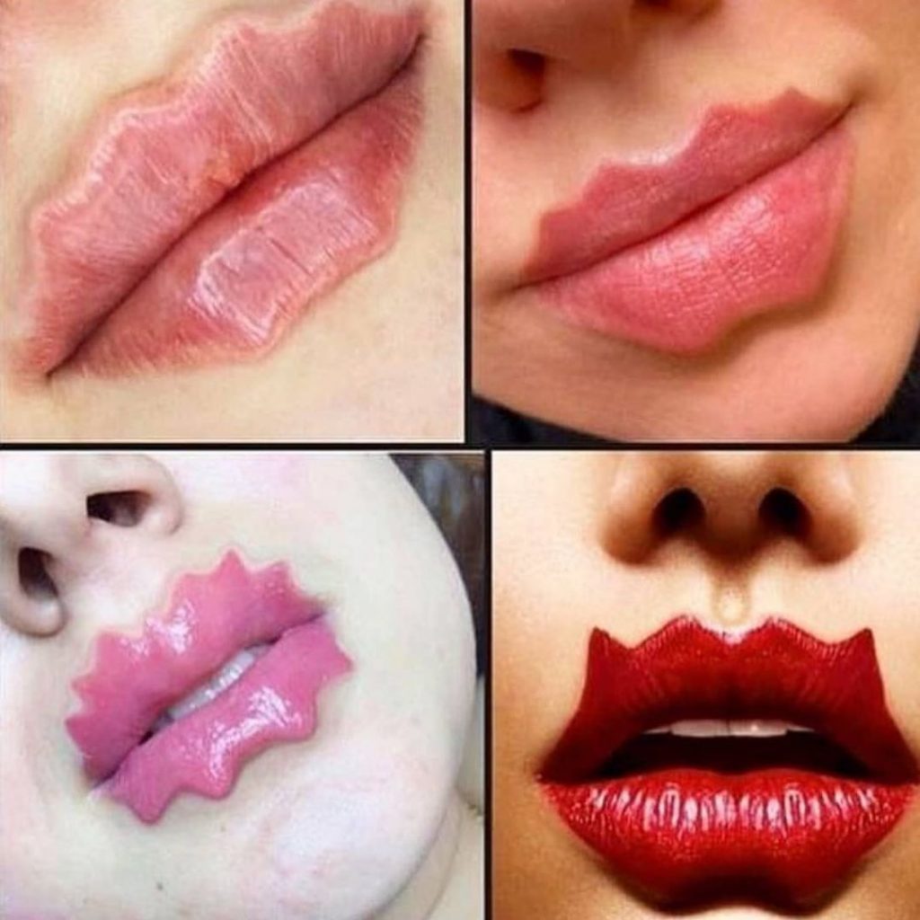 La mode des lèvres de diables