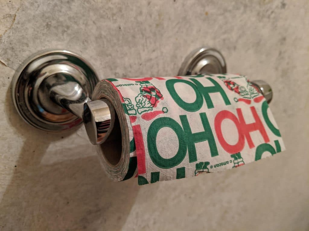 Papier wc noel