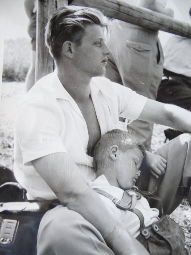 Un homme et son fils années 1960
