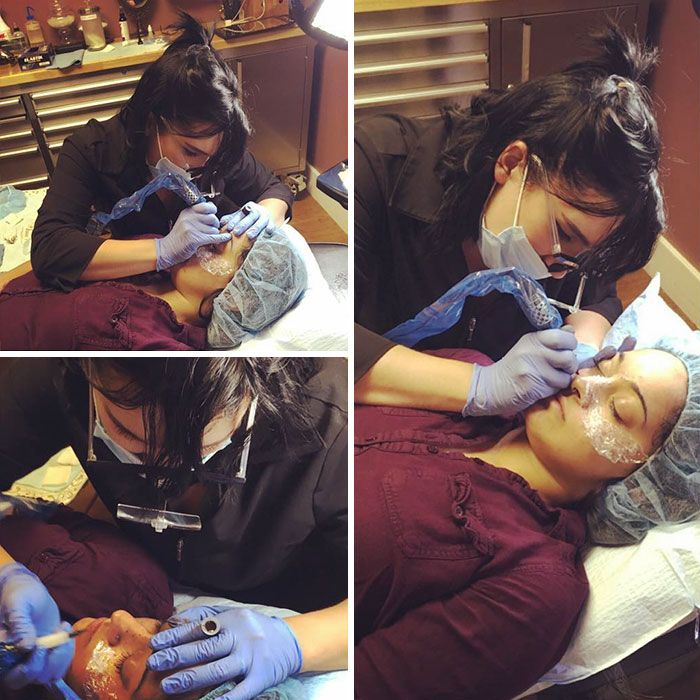 tatouage freckling taches de rousseur