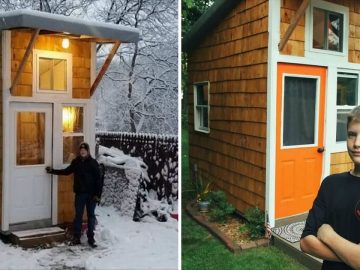 Iowa adolescent 13 ans bâtit sa propre Tiny house