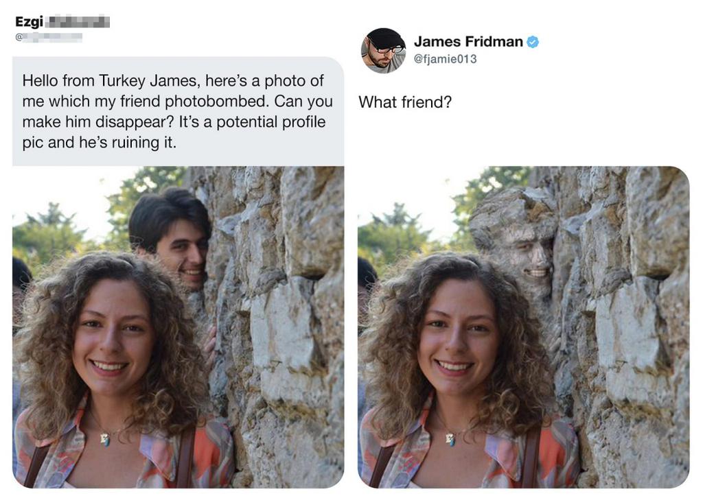 James Fridman photomontage Photoshop