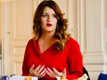 Marlène Schiappa dans son bureau