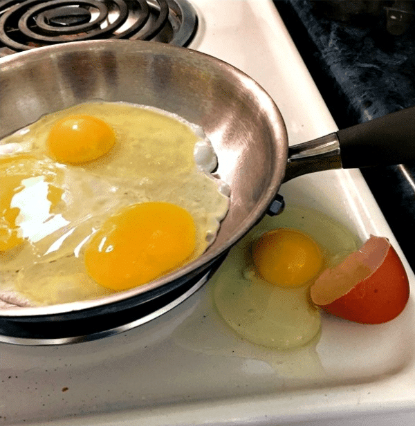 photos malchance réveil difficile mauvaise journée œufs sur le plat
