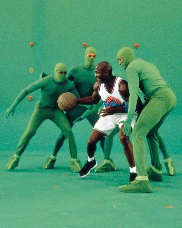 photo making of inédite Space Jam