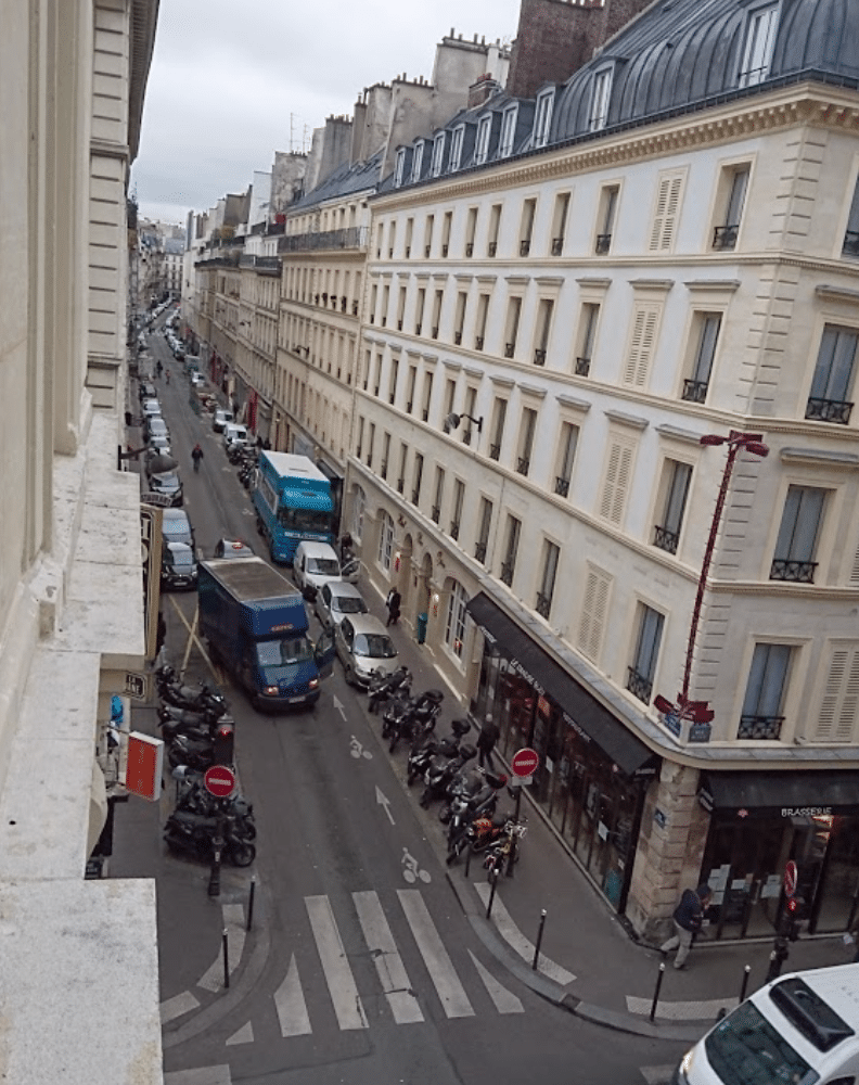 Rue de Trévise dans le 9e arrondissement de Paris.