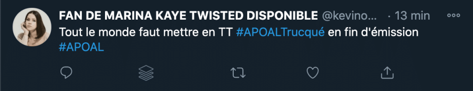 Tweet d'un internaute mécontent de l'émission A prendre ou à laisser avec Jean-Pierre Pernaut.