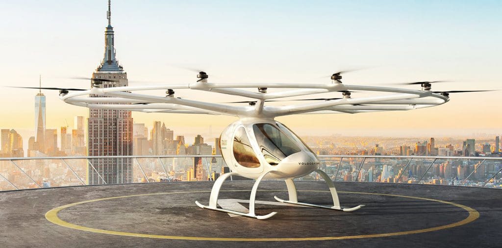 taxi volant volocopter