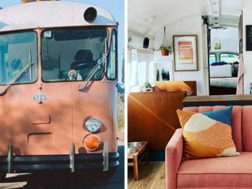 Christine Saldana et Kathy Mariscal transforment un bus d'écoliers en maison