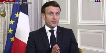 Emmanuel Macron au JT de TF1 ce 2 février 2021.