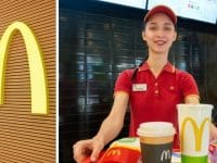 Une employée McDonald's