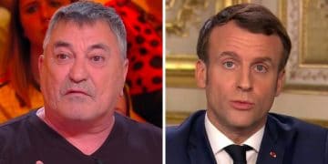 Jean-Marie Bigard et Emmanuel Macron
