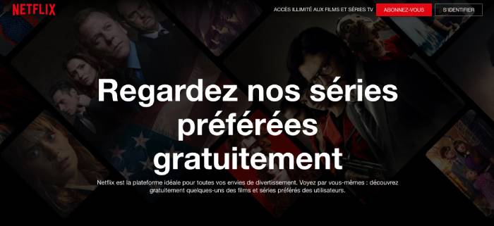 Regarder Netflix gratuitement avec la solution Watch free de Netflix