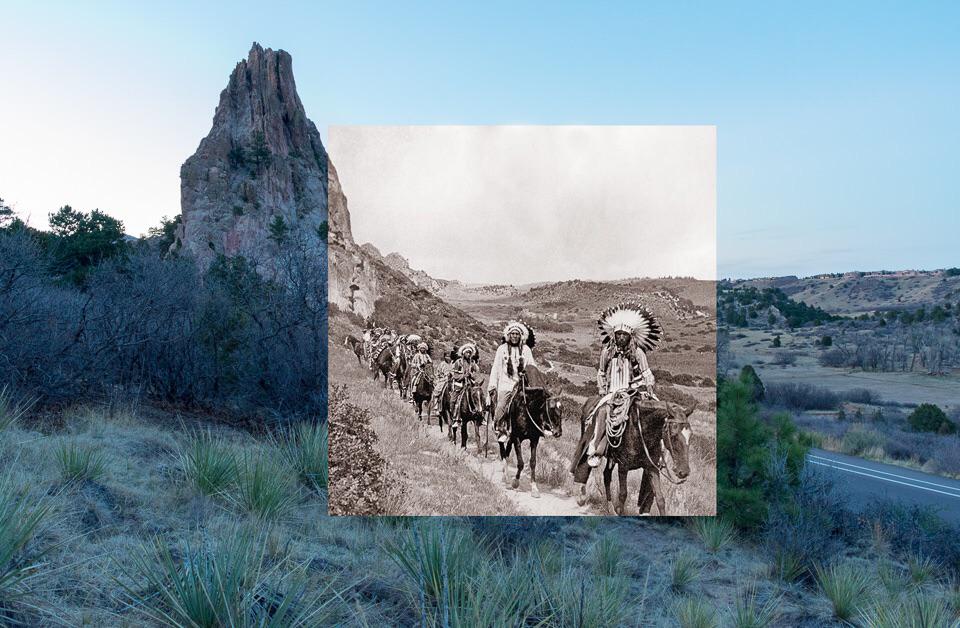 Photo prise au même endroit à un siècle d'intervalle