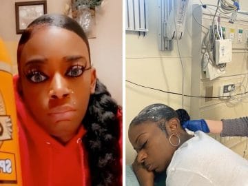 Tessica Brown met de la super glue dans ses cheveux et finit à l'hôpital